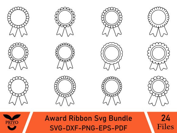 Award Ribbon SVG Bundle