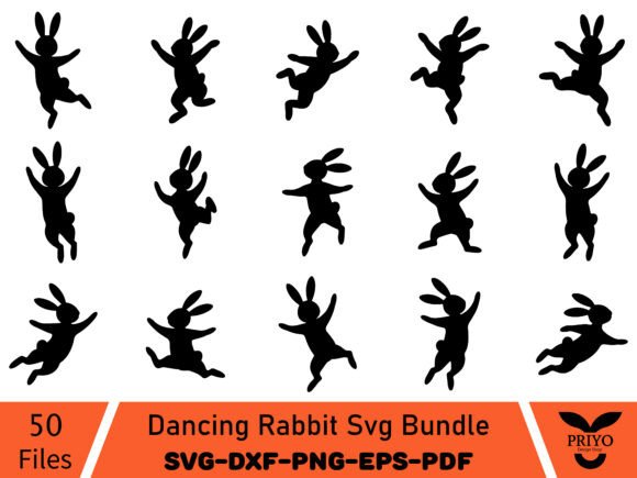 Dancing Rabbit Svg Bundle