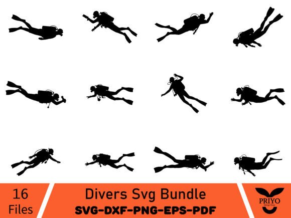 Divers Svg Bundle, Scuba Diver Svg