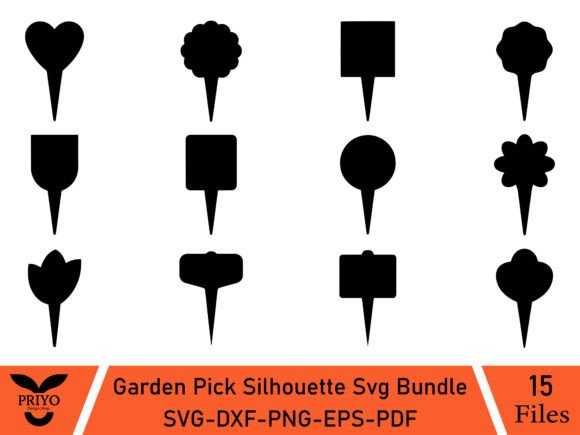 Garden Pick Silhouette SVG Bundle