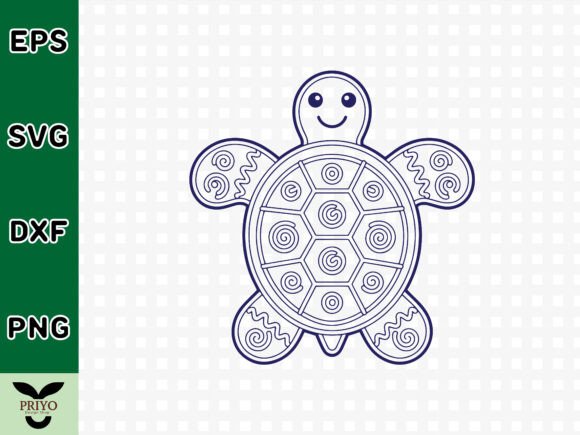 Gingerbread Cookie Sea Turtle SVG
