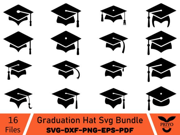 Graduation Hat Svg Bundle