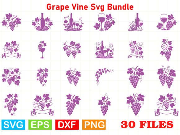 Grape Vine Svg Bundle Review