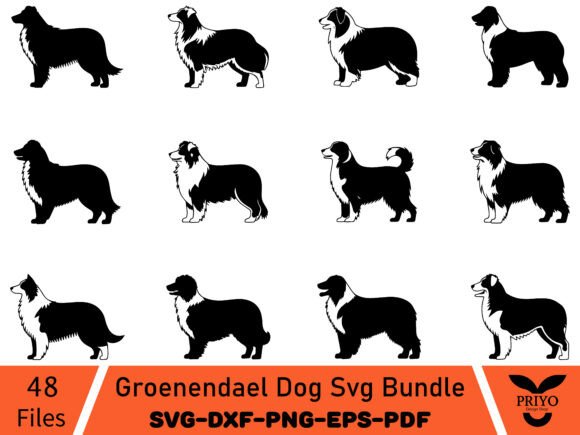 Groenendael Dog Svg Bundle