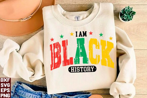 I Am Black History SVG,PNG