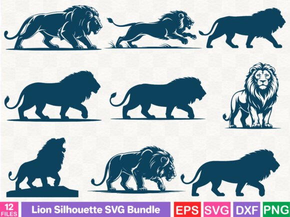 Lion Silhouette SVG Bundle Review