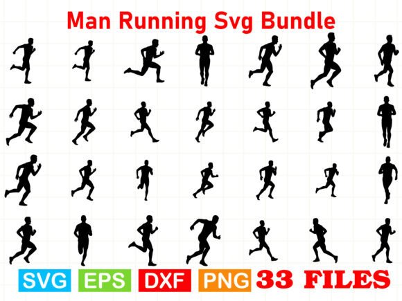 Man Running SVG Bundle