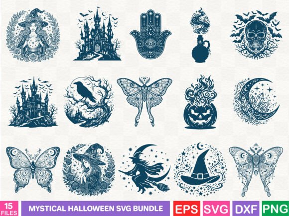 Mystical Halloween SVG Bundle