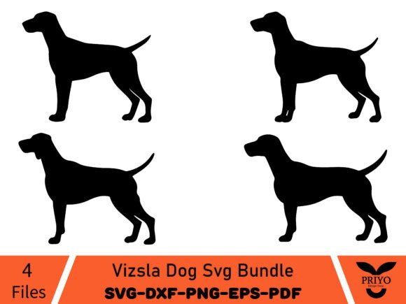 Vizsla Dog Svg Bundle